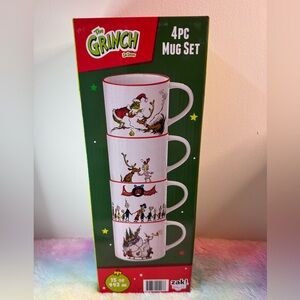 The Grinch 4 Piece Mug Set - White and Red
New in the box